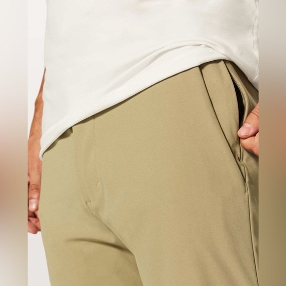 Lululemon Commission Pant Slim Warpstreme Khaki Size 36 - Picture 3 of 10